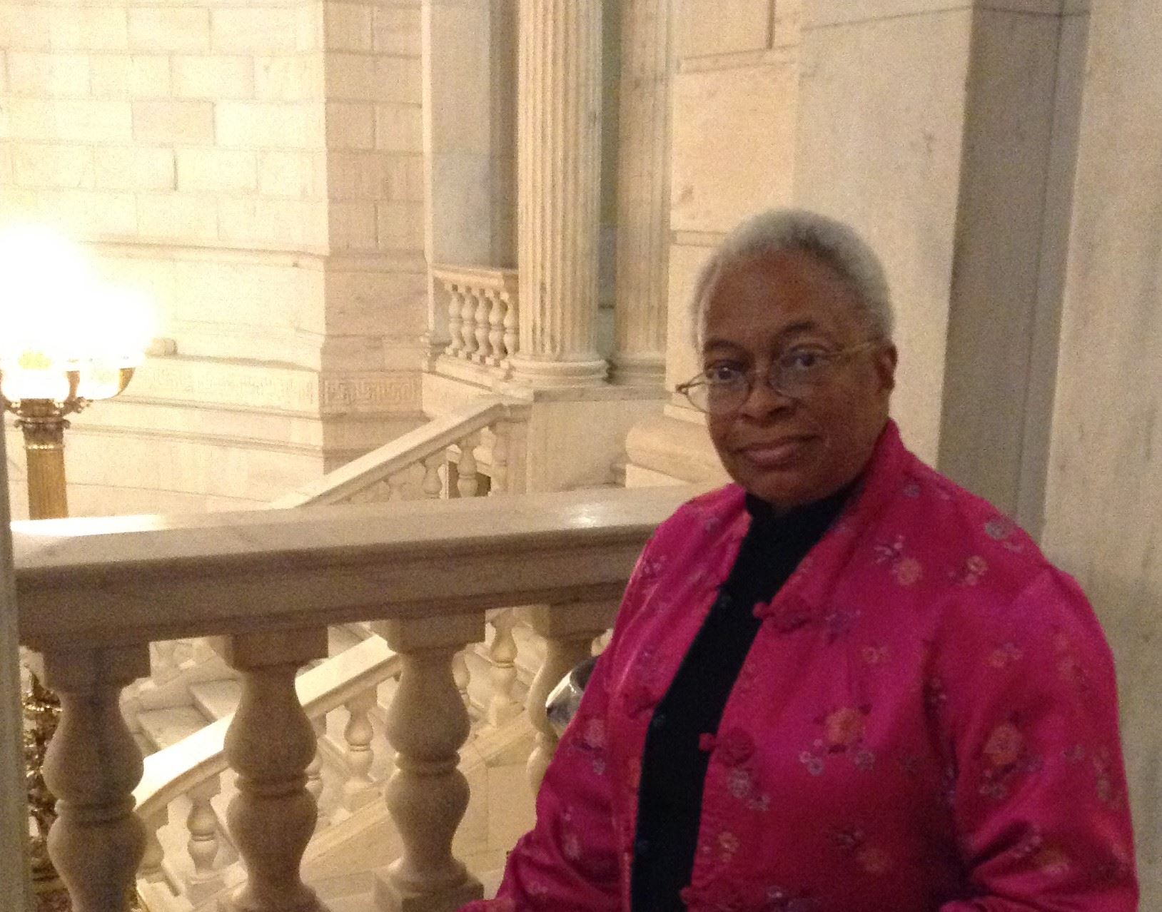 Dr. Donna Gilton at a CORI Fall Conference, Rhode Island State House